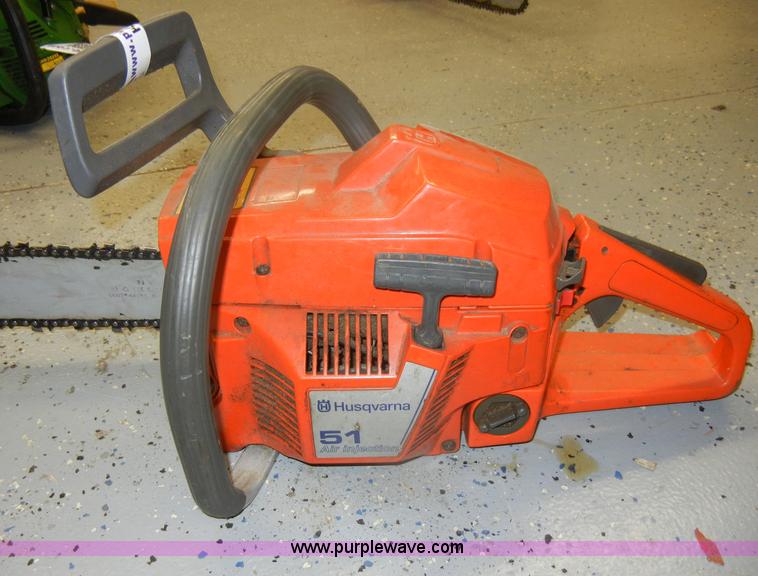 Husqvarna 51 chainsaw in Shawnee, KS Item K9129 sold Purple Wave