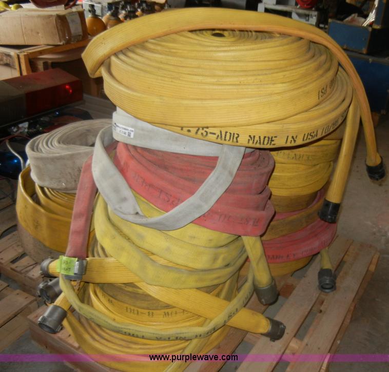 image for item K9146 Approximately 21 assorted rubber and cotton water hoses
