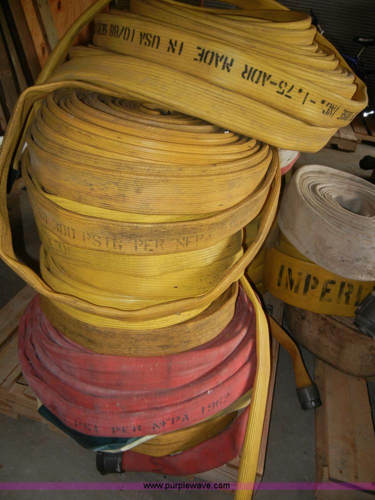 image for item K9146 Approximately 21 assorted rubber and cotton water hoses