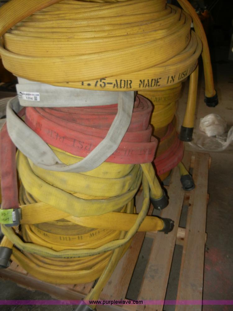 image for item K9146 Approximately 21 assorted rubber and cotton water hoses