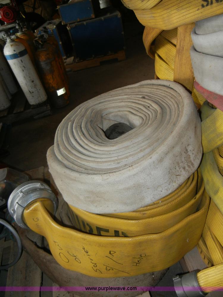 image for item K9146 Approximately 21 assorted rubber and cotton water hoses