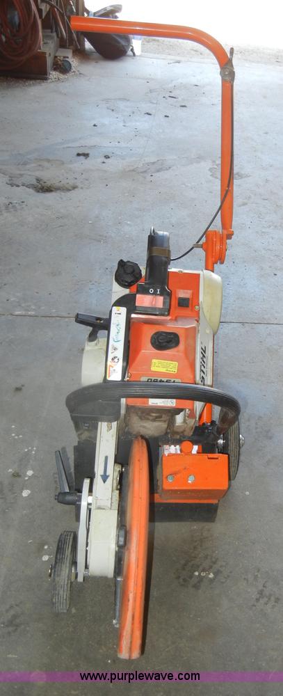 image for item K9207 Stihl TS460 concrete saw with cart