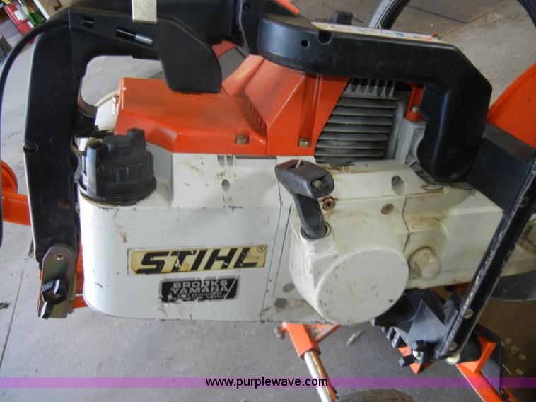 image for item K9207 Stihl TS460 concrete saw with cart
