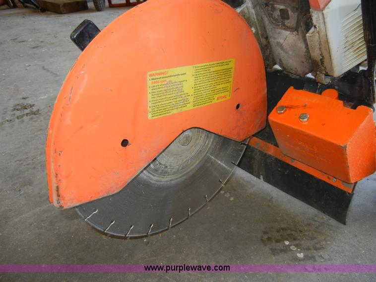image for item K9207 Stihl TS460 concrete saw with cart