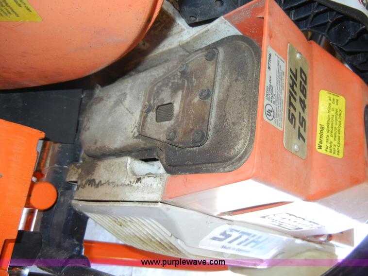 image for item K9207 Stihl TS460 concrete saw with cart