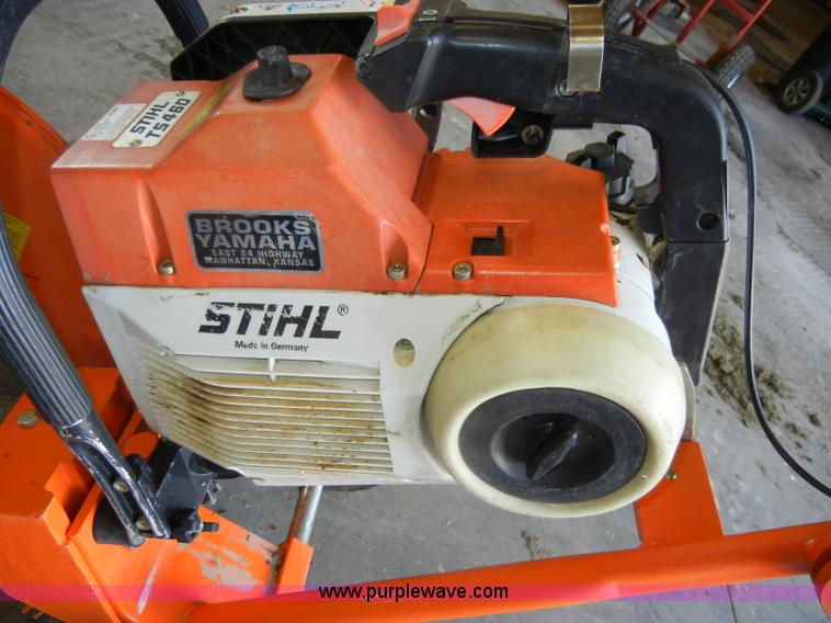 image for item K9207 Stihl TS460 concrete saw with cart