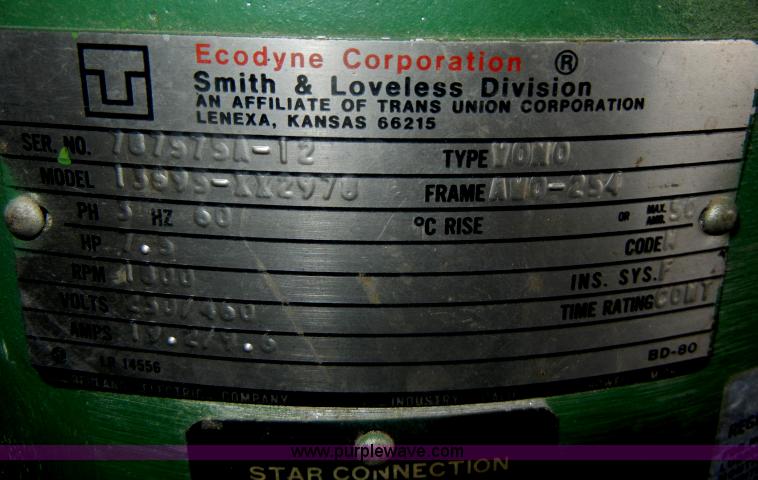 image for item K9209 Smith & Loveless pump motor