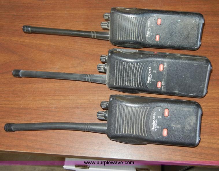 image for item K9211 (10) Radius SP50 wide band radios