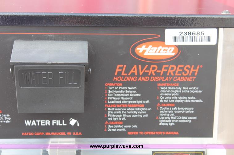 image for item L9756 Hatco Flav-R-Fresh heated holding and display cabinet