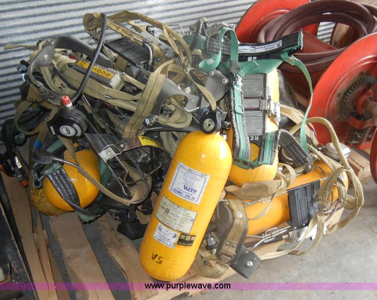 image for item M9501 *Approximately 12 Scott Air Pak bottles and harnesses