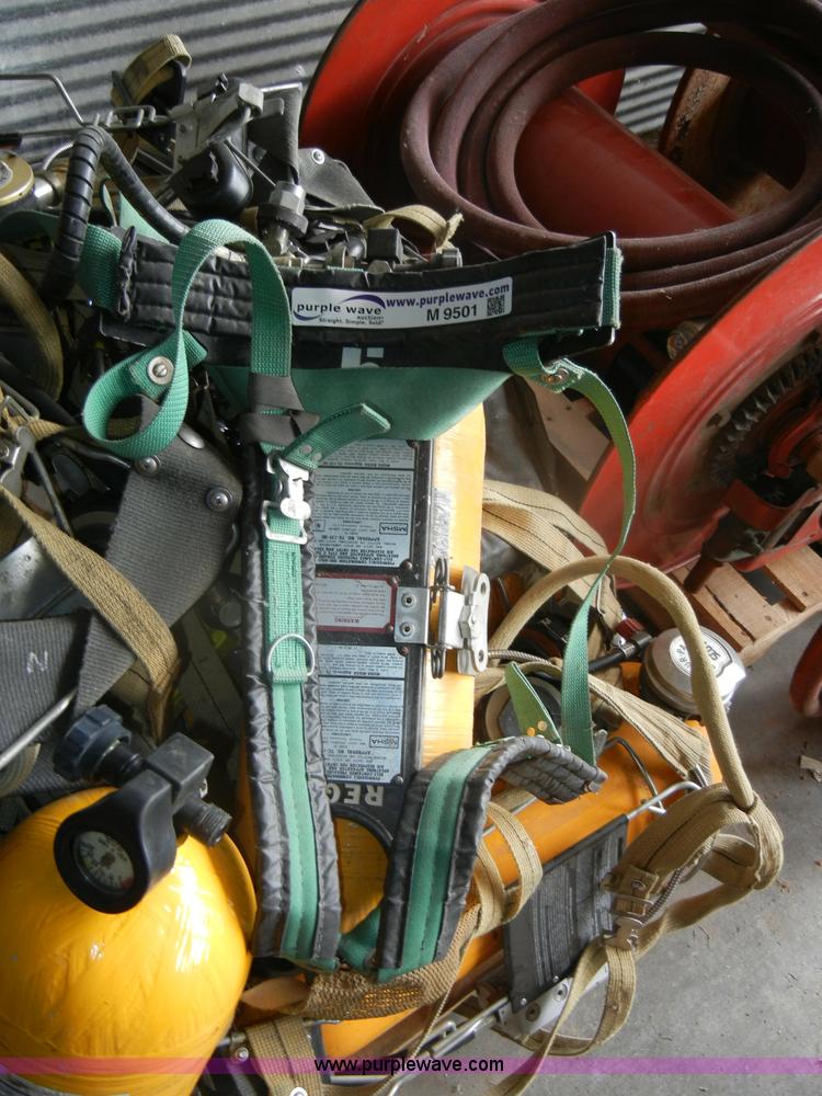 image for item M9501 *Approximately 12 Scott Air Pak bottles and harnesses