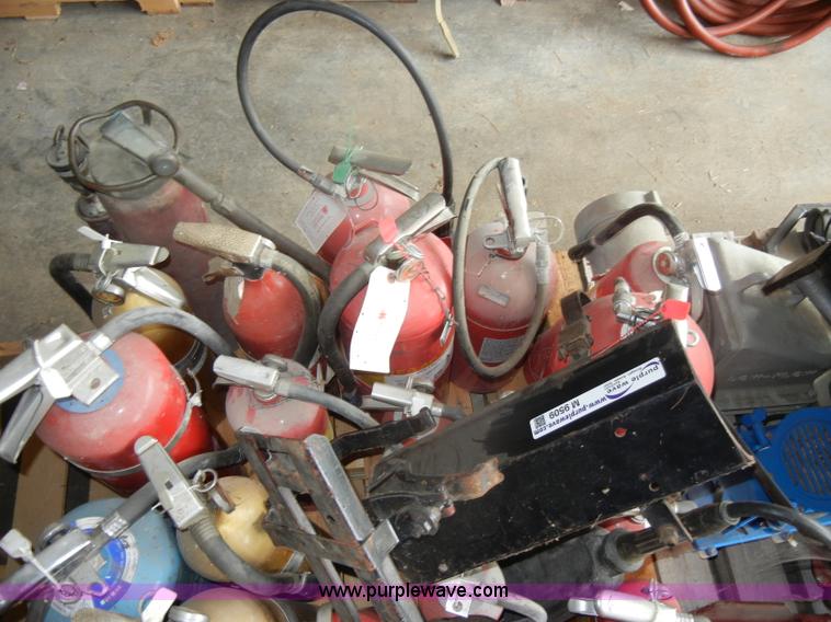 image for item M9509 Approximately 29 assorted fire extinguishers