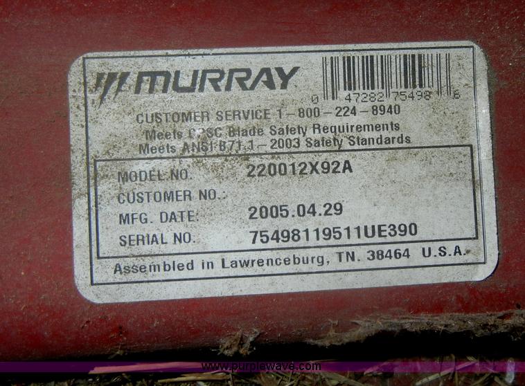 image for item M9515 Assorted outdoor equipment