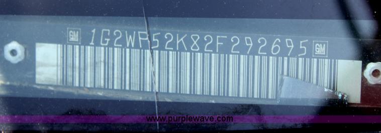 image for item D7925 2002 Pontiac Grand Prix