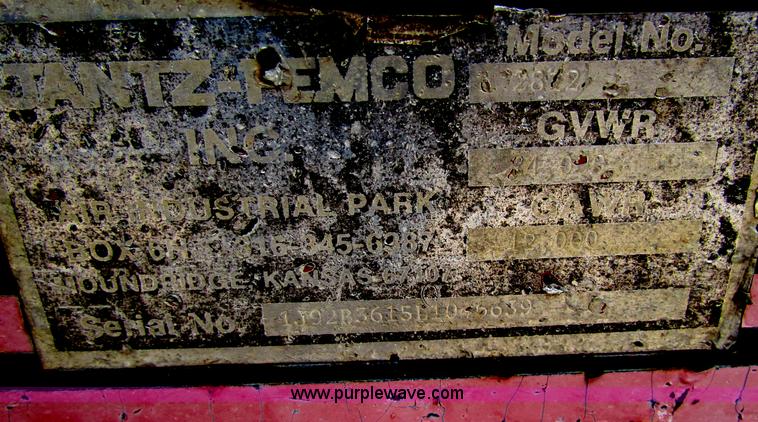 image for item B1287 1990 Jantz-femco sprayer trailer