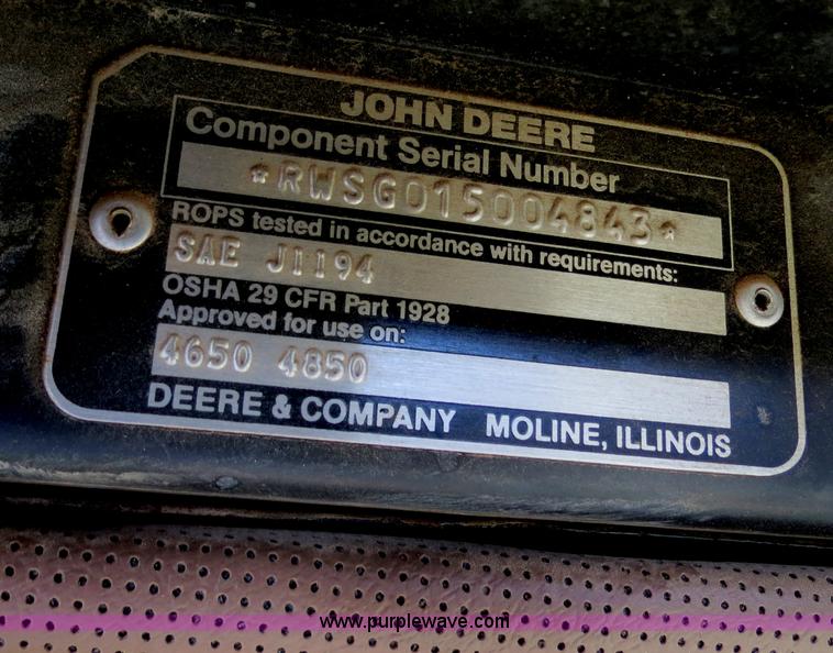 image for item B2308 1983 John Deere 4650 tractor