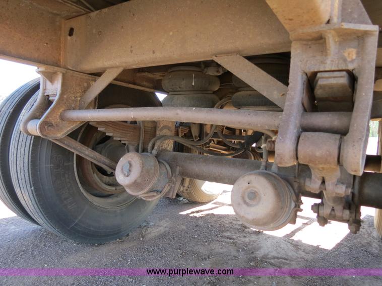 image for item B2346 1992 Ledwell 42' aluminum paddle wagon trailer