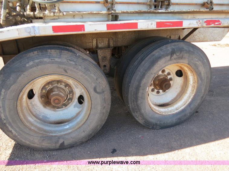 image for item B2346 1992 Ledwell 42' aluminum paddle wagon trailer