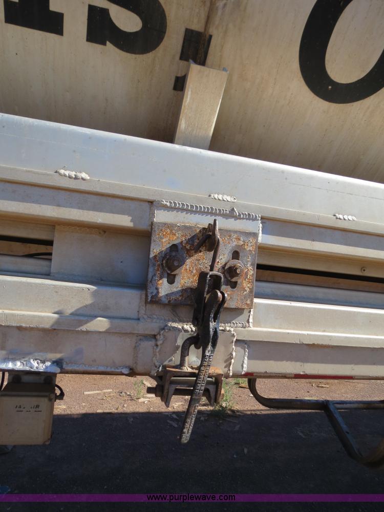 image for item B2346 1992 Ledwell 42' aluminum paddle wagon trailer