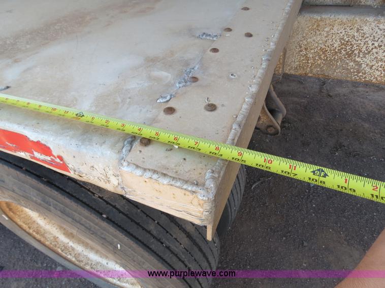 image for item B2346 1992 Ledwell 42' aluminum paddle wagon trailer