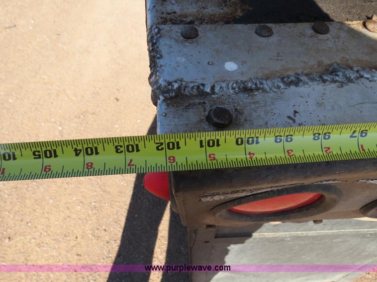 image for item B2346 1992 Ledwell 42' aluminum paddle wagon trailer