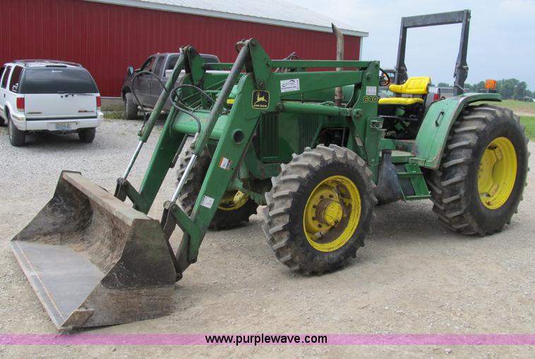 image for item B2706 1998 John Deere 6410L MFWD tractor