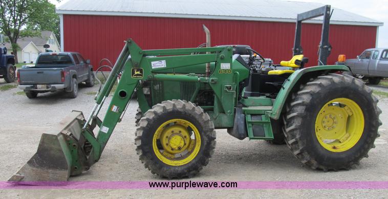 image for item B2706 1998 John Deere 6410L MFWD tractor