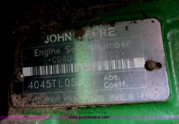 image for item B2706 1998 John Deere 6410L MFWD tractor