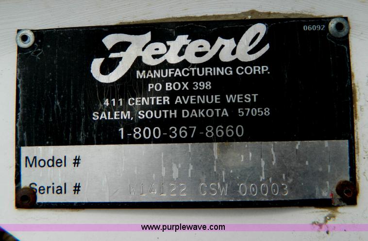 image for item B3624 Feterl grain auger