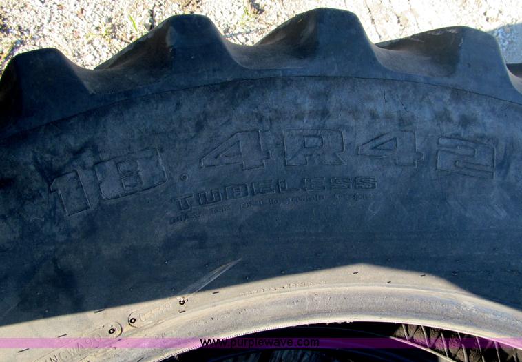 image for item B6715 (2) Goodyear 18.4R42 Dyna torque radial tires