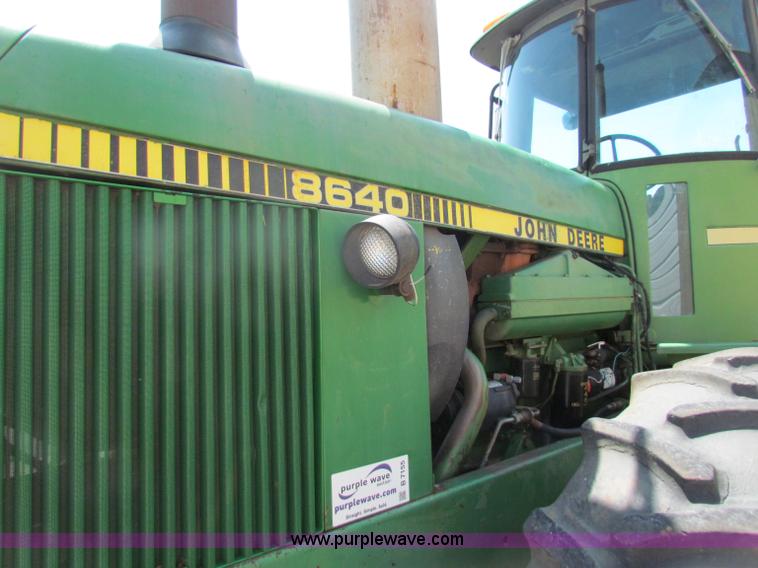 image for item B7155 1980 John Deere 8640 4WD tractor
