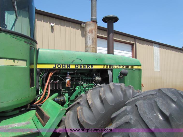 image for item B7155 1980 John Deere 8640 4WD tractor