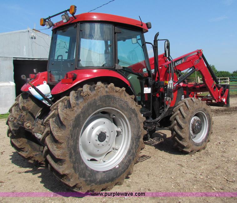image for item B7248 2008 Case IH Farmall 95 MFWD tractor with loader