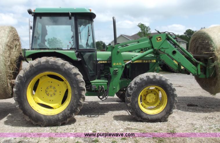 image for item C2096 1991 John Deere 2755 MFWD tractor with loader