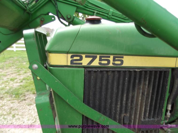 image for item C2096 1991 John Deere 2755 MFWD tractor with loader