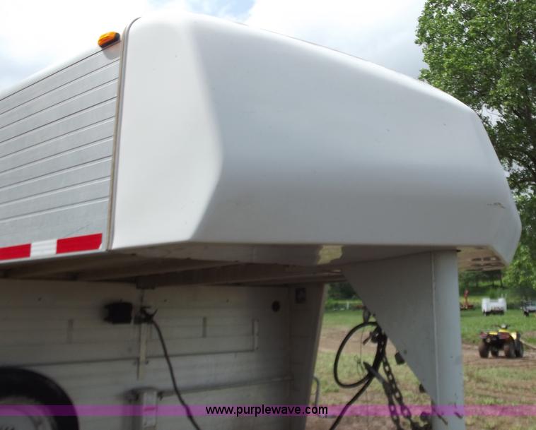 image for item C2098 2005 Hillsboro 32' aluminum stock trailer