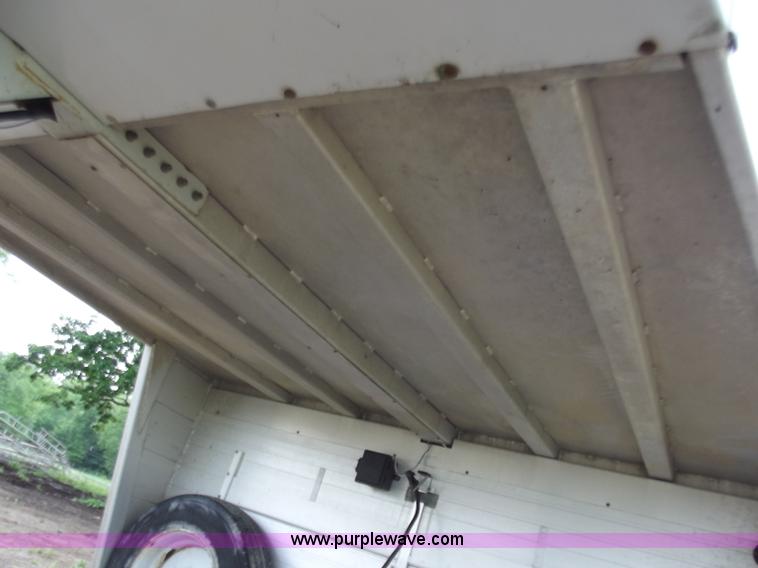 image for item C2098 2005 Hillsboro 32' aluminum stock trailer