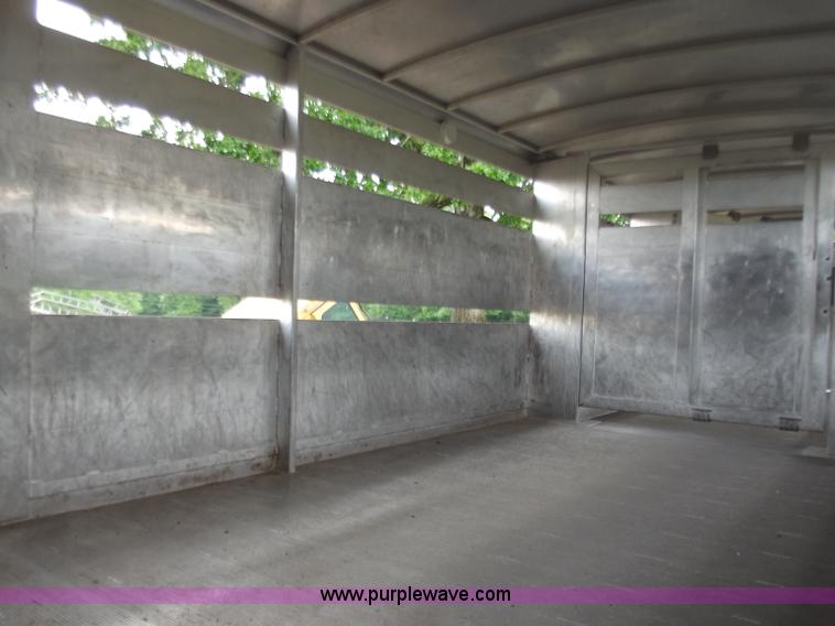 image for item C2098 2005 Hillsboro 32' aluminum stock trailer