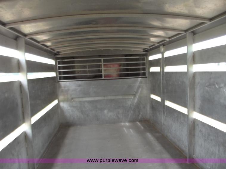image for item C2098 2005 Hillsboro 32' aluminum stock trailer