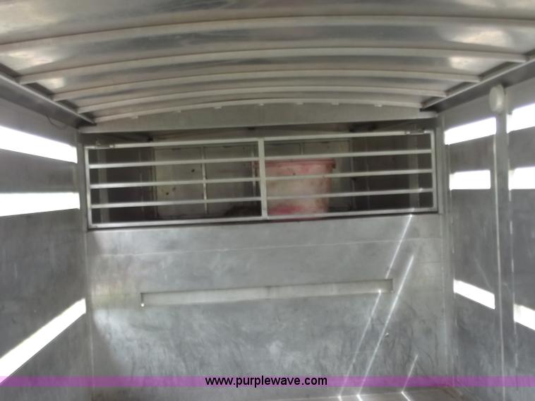 image for item C2098 2005 Hillsboro 32' aluminum stock trailer