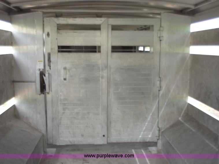 image for item C2098 2005 Hillsboro 32' aluminum stock trailer