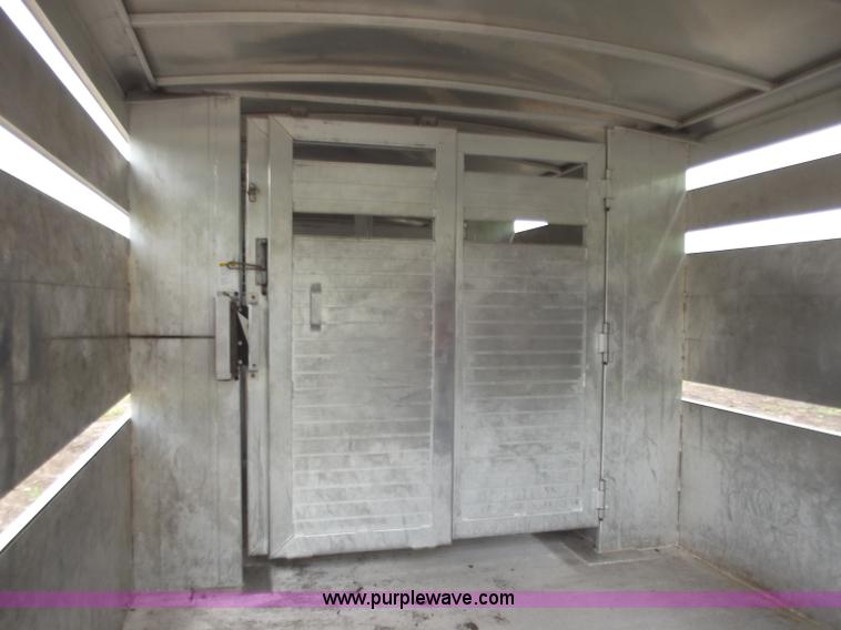 image for item C2098 2005 Hillsboro 32' aluminum stock trailer