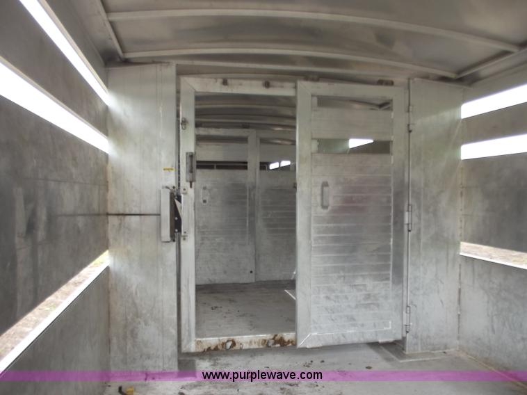 image for item C2098 2005 Hillsboro 32' aluminum stock trailer