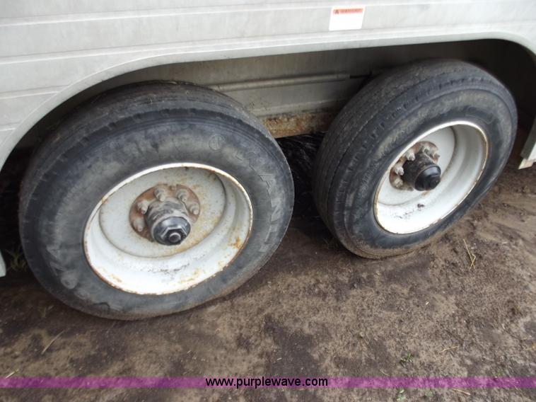 image for item C2098 2005 Hillsboro 32' aluminum stock trailer