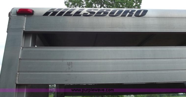 image for item C2098 2005 Hillsboro 32' aluminum stock trailer