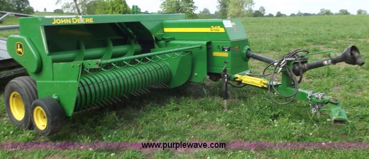 image for item C2106 2005 John Deere 348 square baler