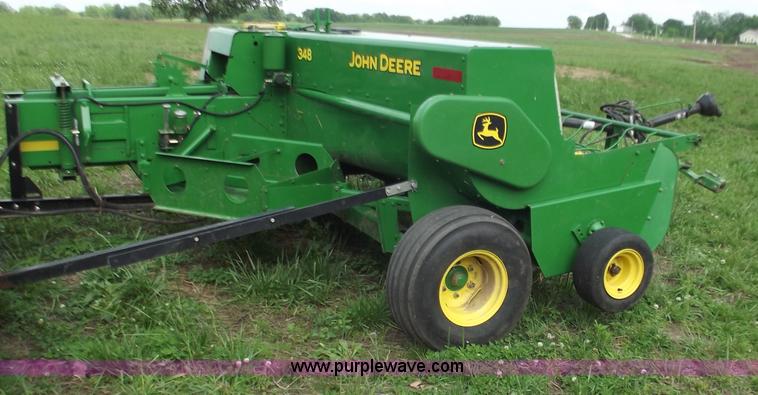 image for item C2106 2005 John Deere 348 square baler