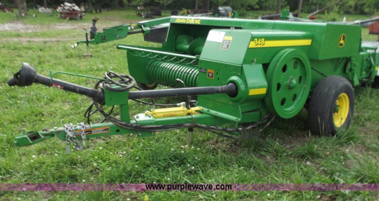 image for item C2106 2005 John Deere 348 square baler