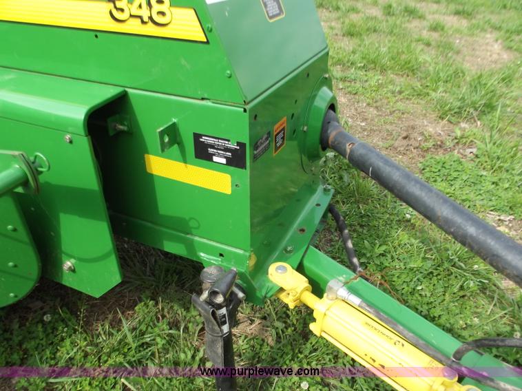 image for item C2106 2005 John Deere 348 square baler
