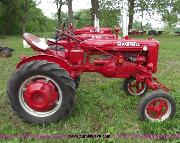 image for item C2110 1940 Mccormick Farmall A Culti-Vision tractor